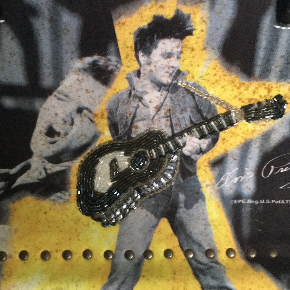 Far Nine Collectible beaded ELVIS handbag